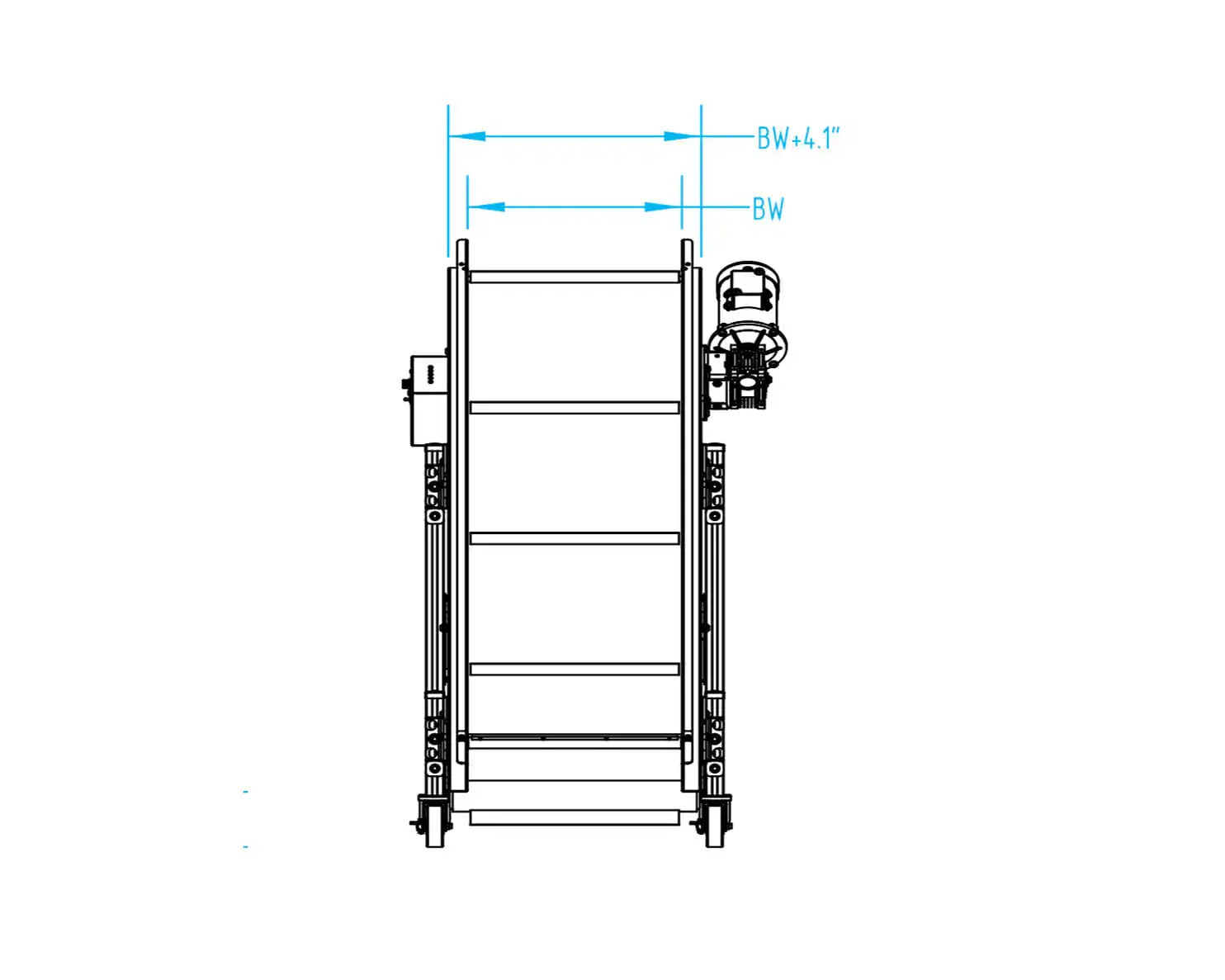 Conveyor Model EAC front view