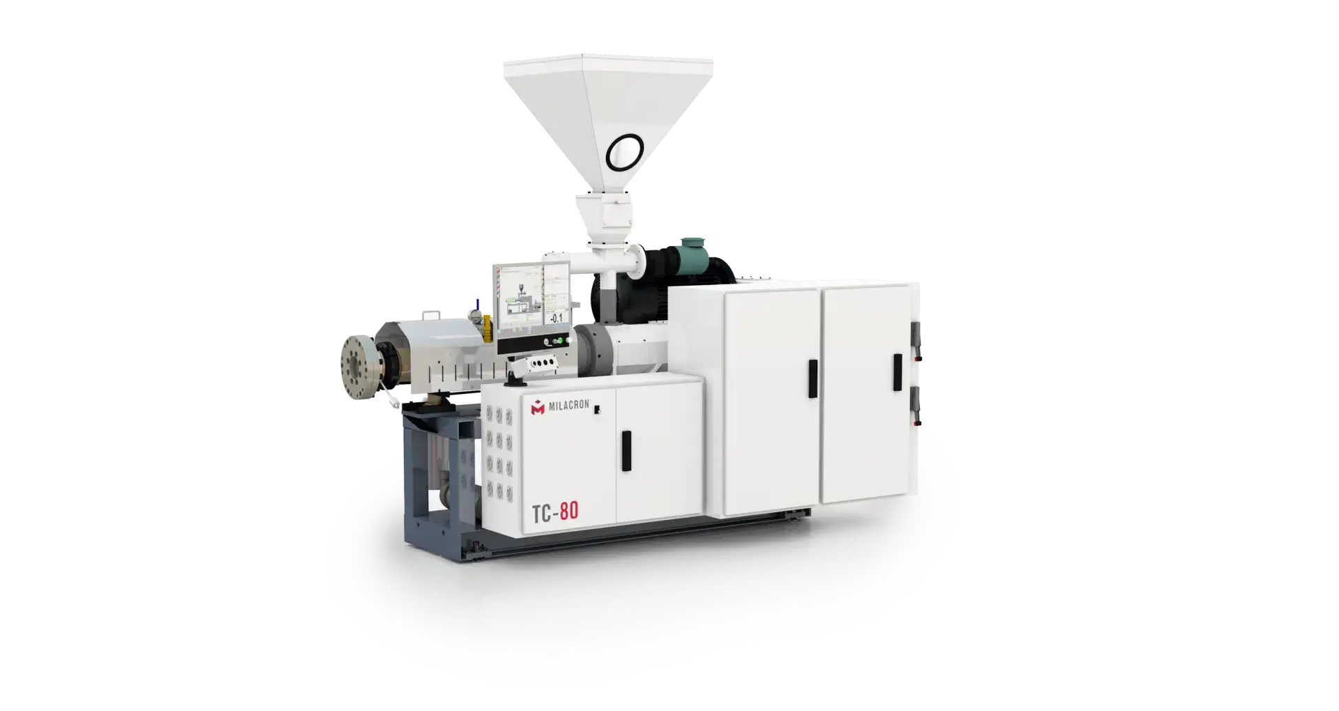 Twin Screw Conical angled view