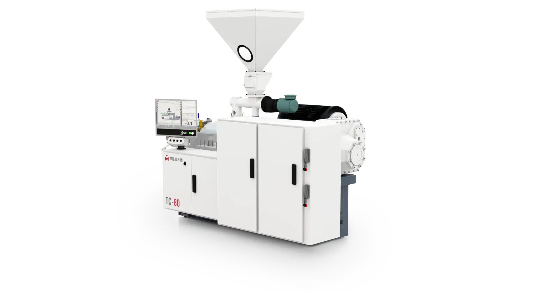 Twin Screw Conical angled view