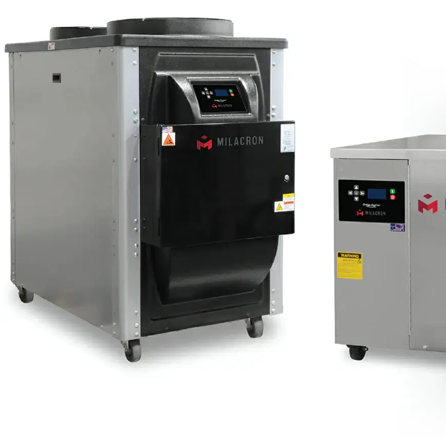 Water chillers for heat transfer solutions