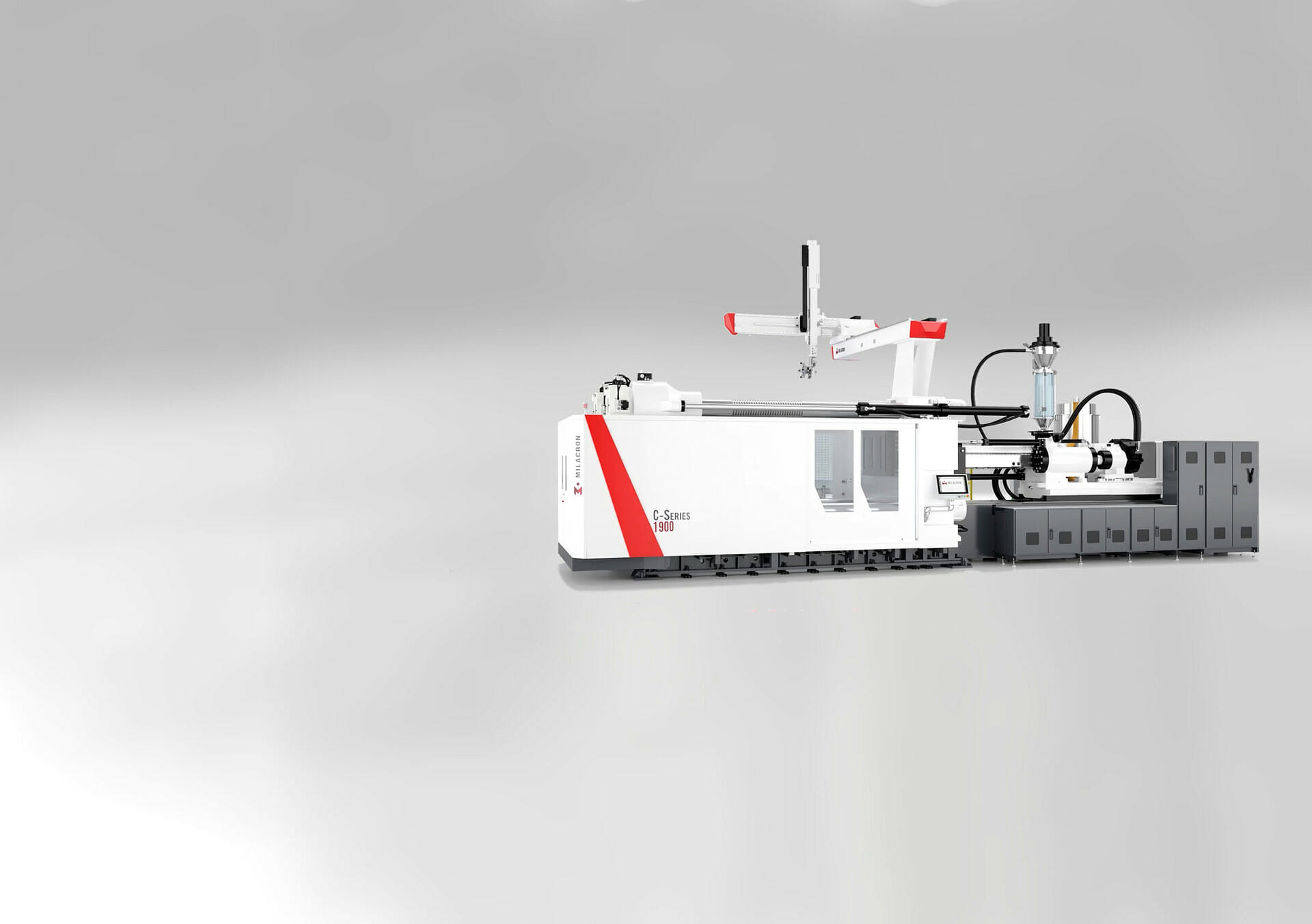 C Series 1900 Machine design on gray background