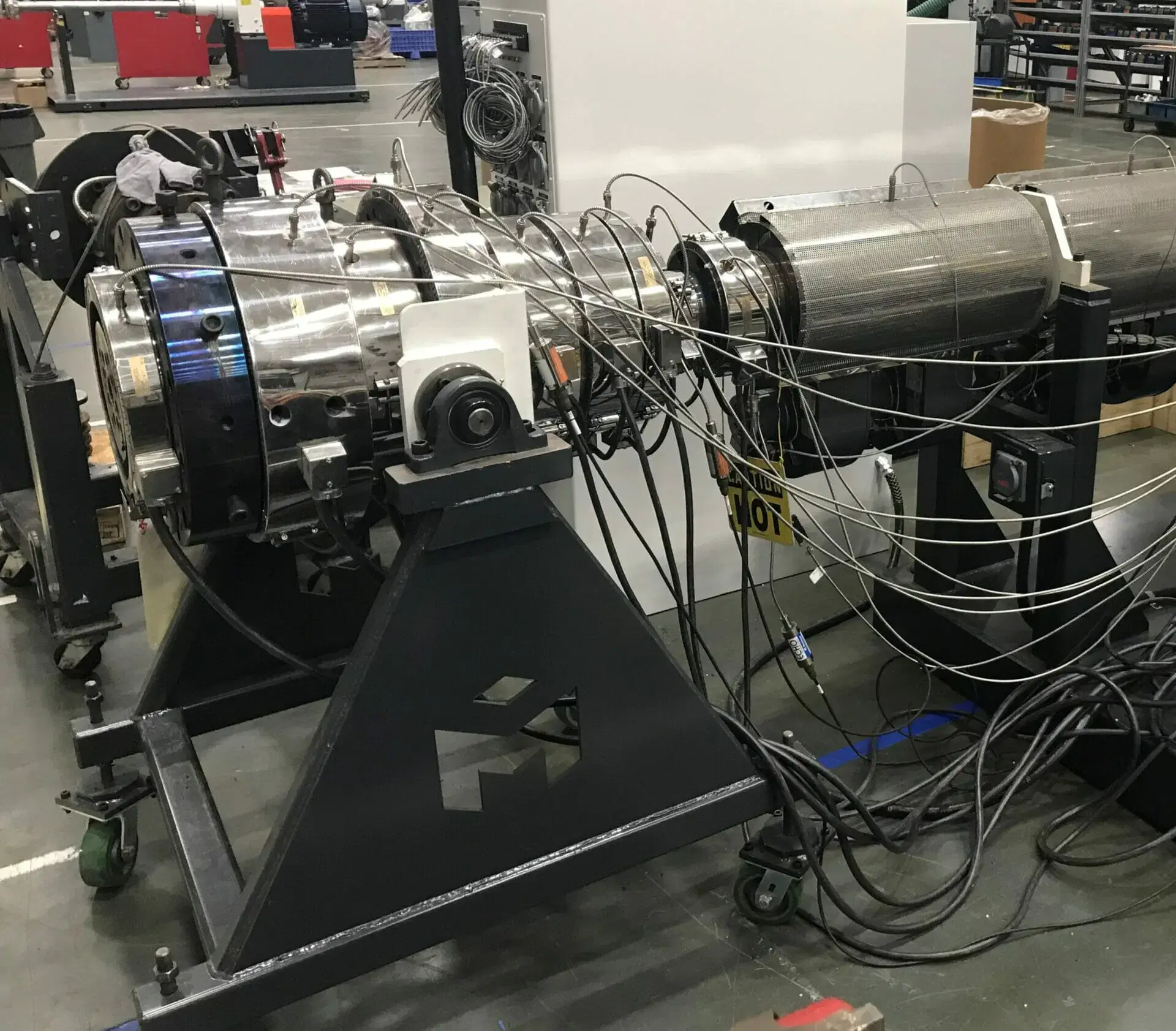 Die head in factory setting