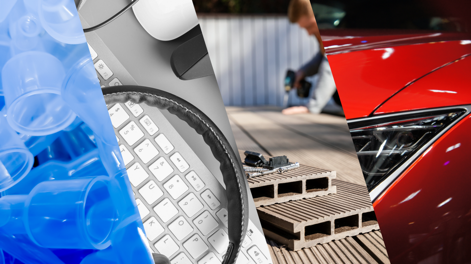 Collage of mechanics and tools
