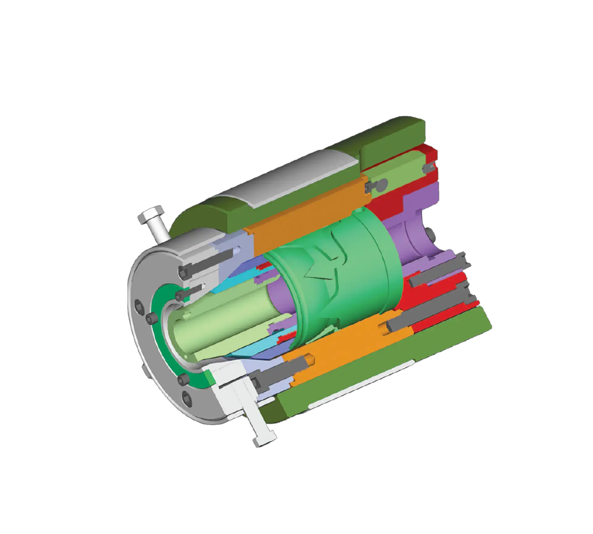 Die head cross section